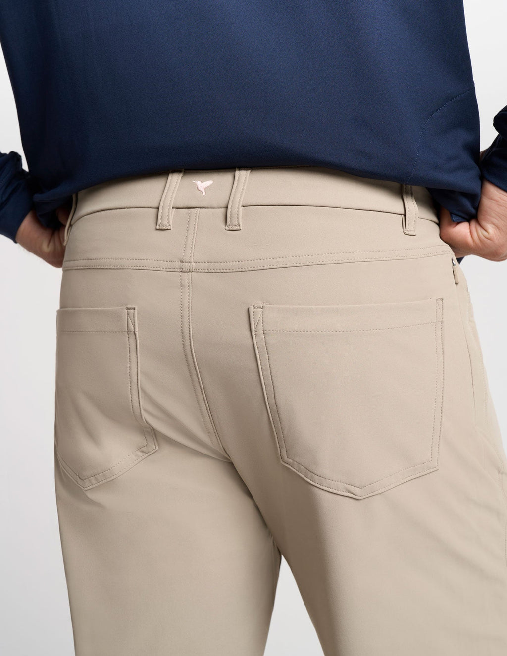 5-Pocket Tech Pants - Khaki - Classic Fit