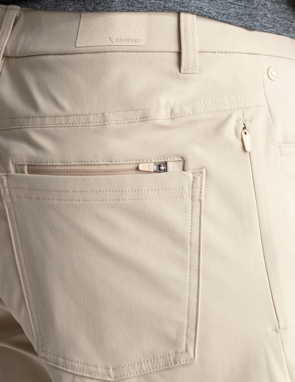 5-Pocket Tech Pants - Khaki - Relaxed Fit