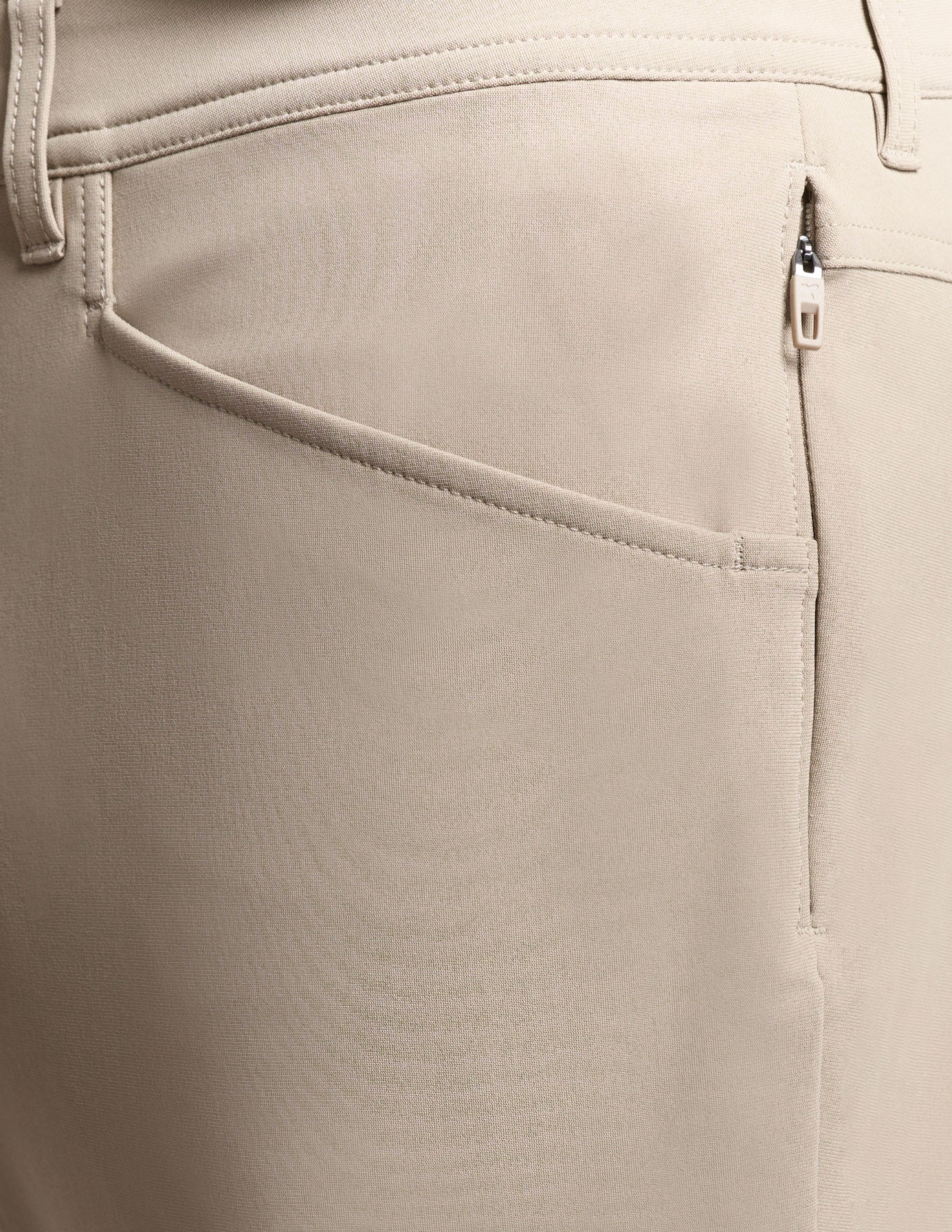 5-Pocket Tech Pants - Khaki - Slim Fit