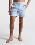 Swim Shorts - Blue &amp; White Stripes