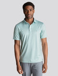 NoFlop Golf Polo - Green Wave