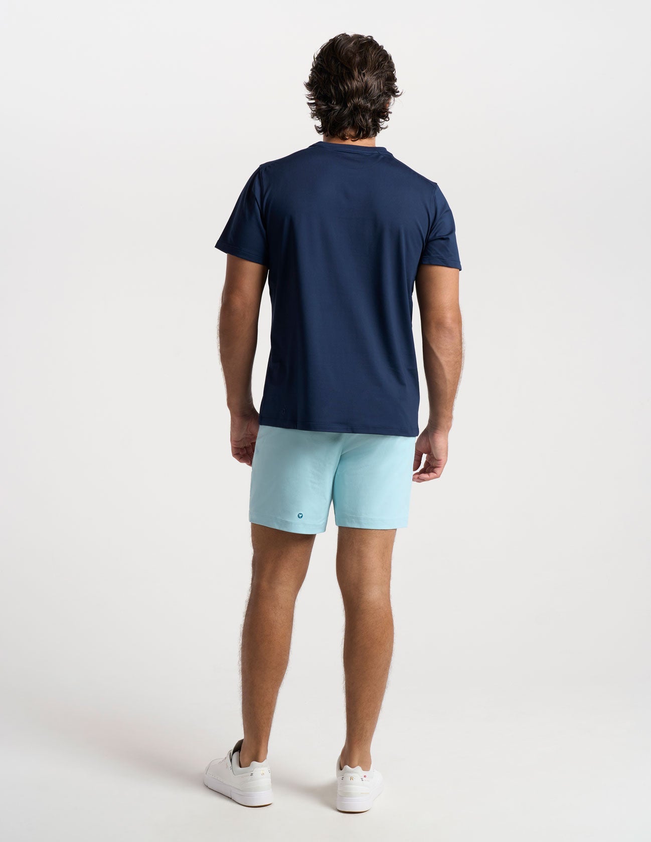 Khaki Shorts - Baby Blue