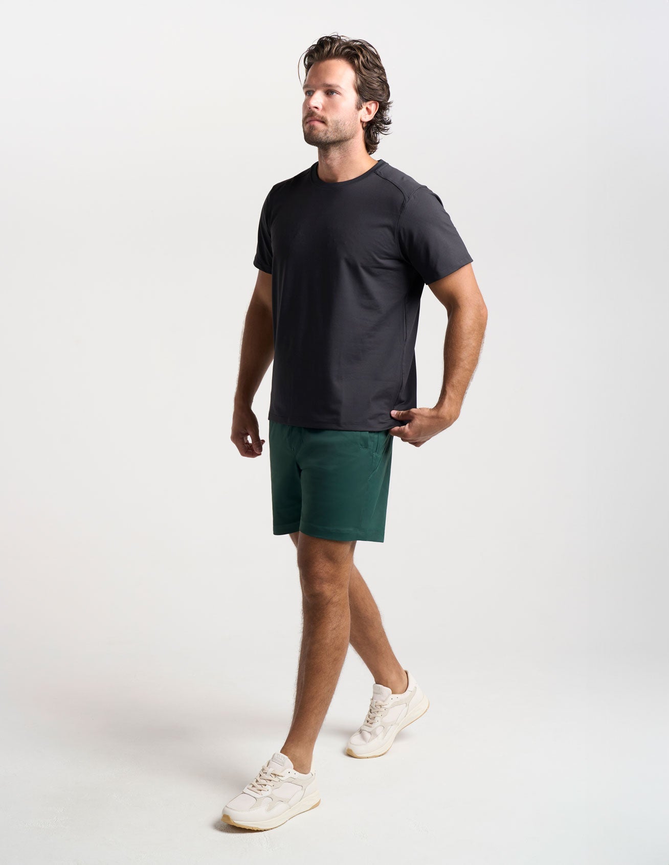 Khaki Shorts - Dark Green