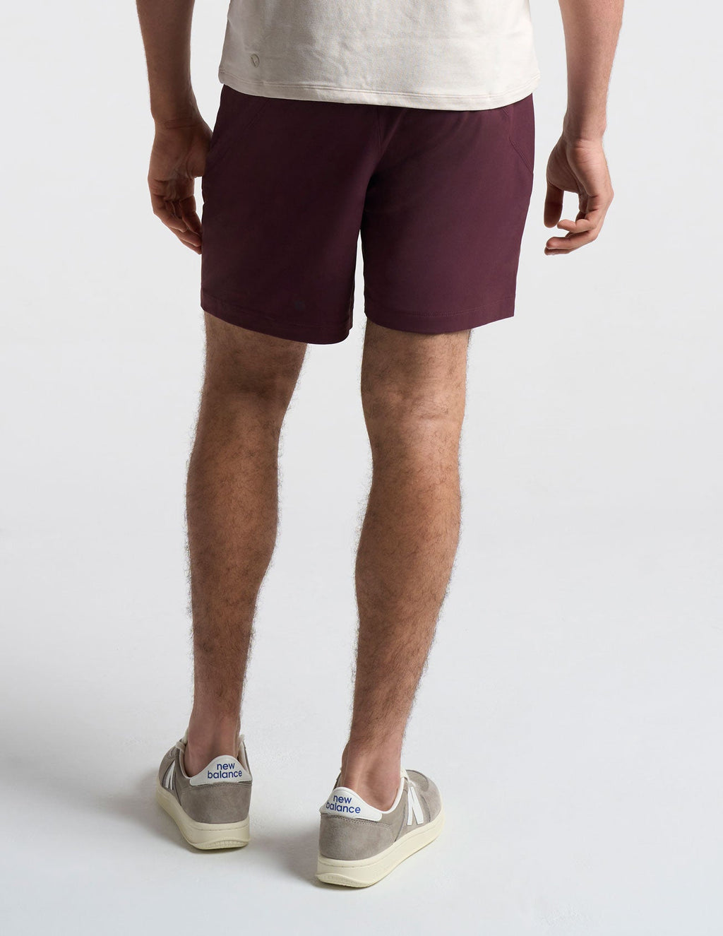 Khaki Shorts - Maroon