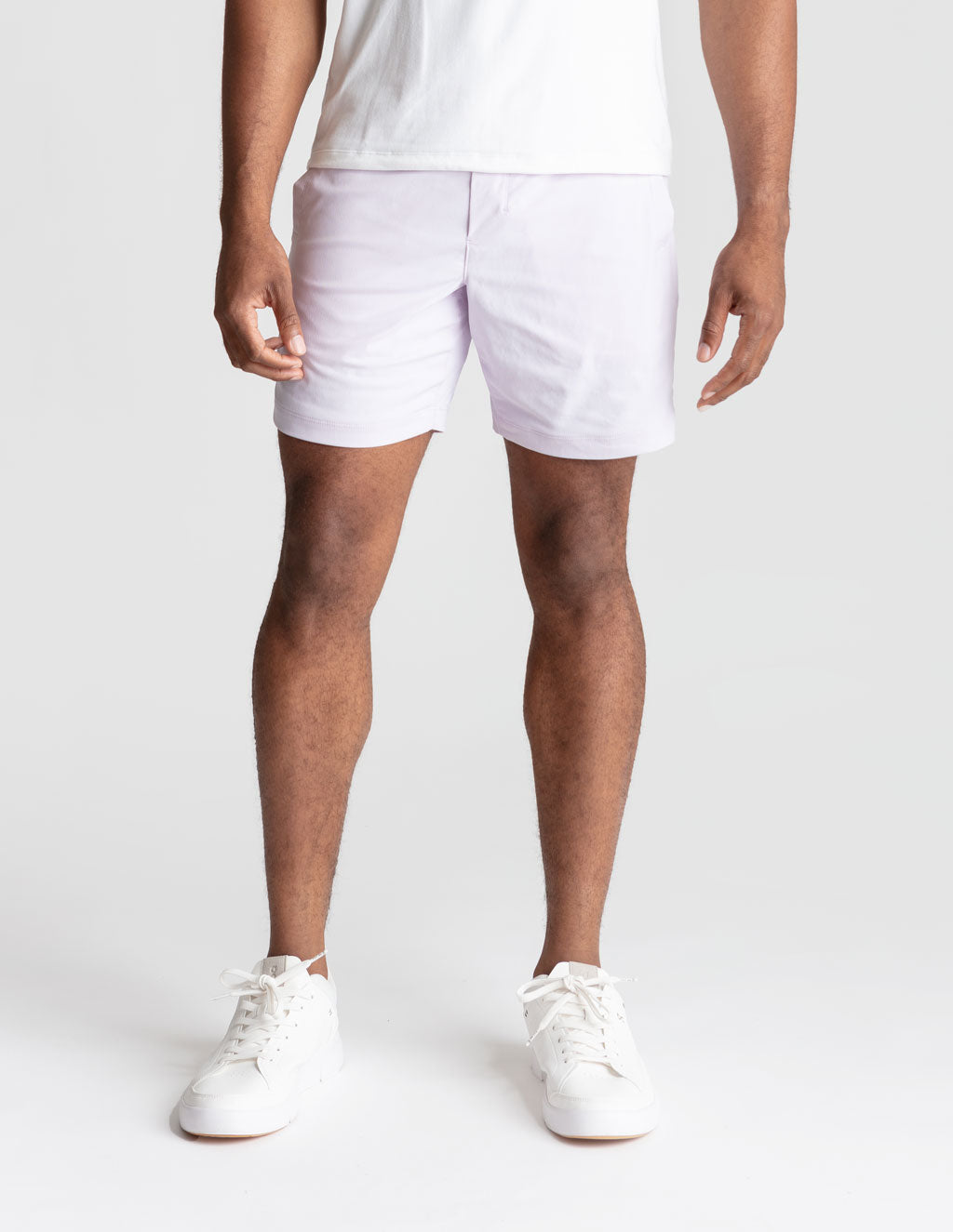 Khaki Shorts - Lavender
