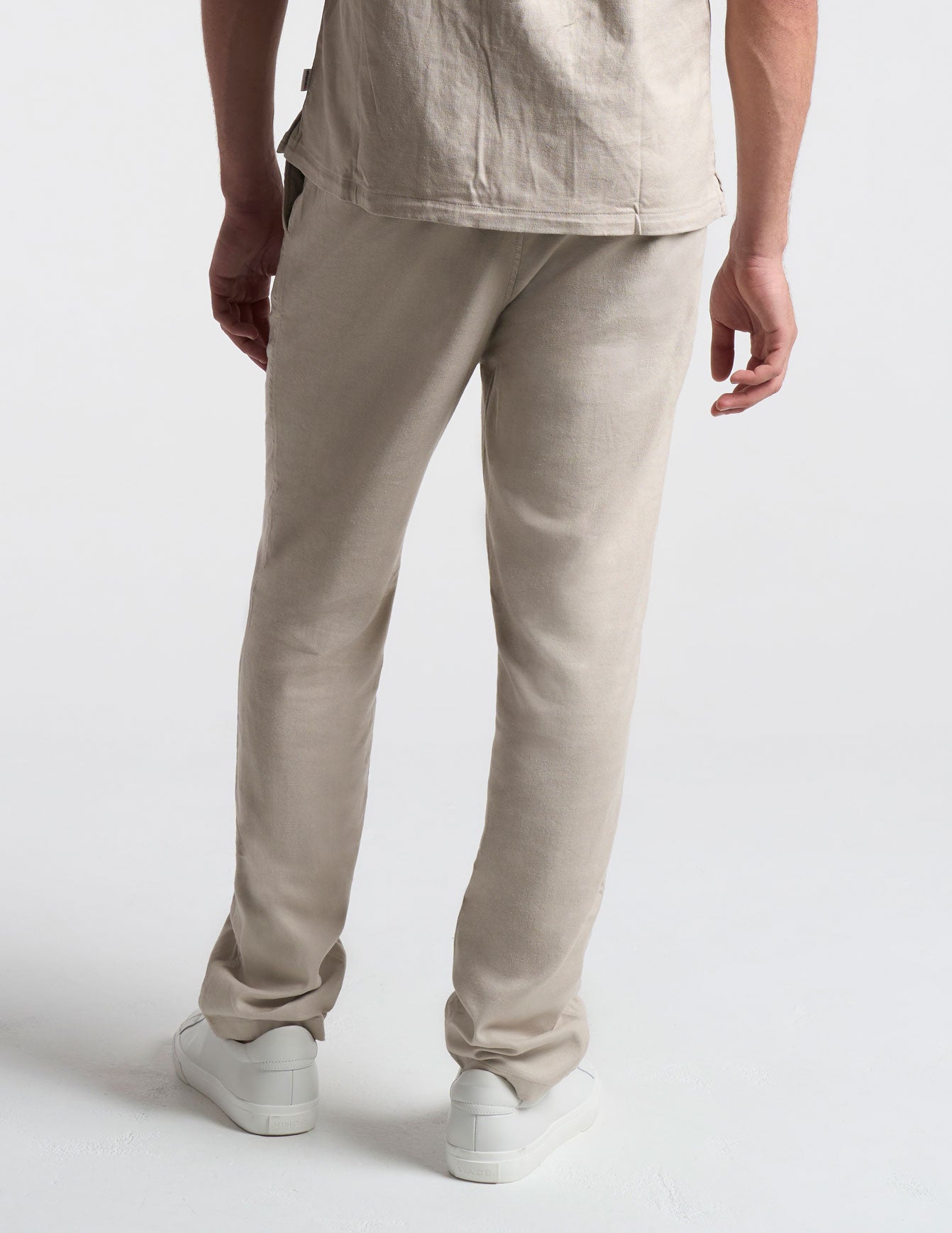 Tech Linen Pants - Beige