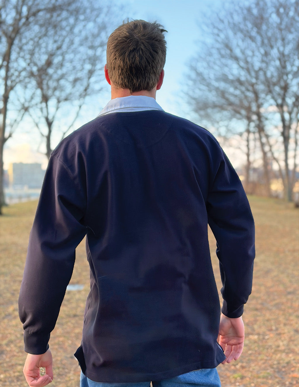 Rugby Shirt - Navy Solid