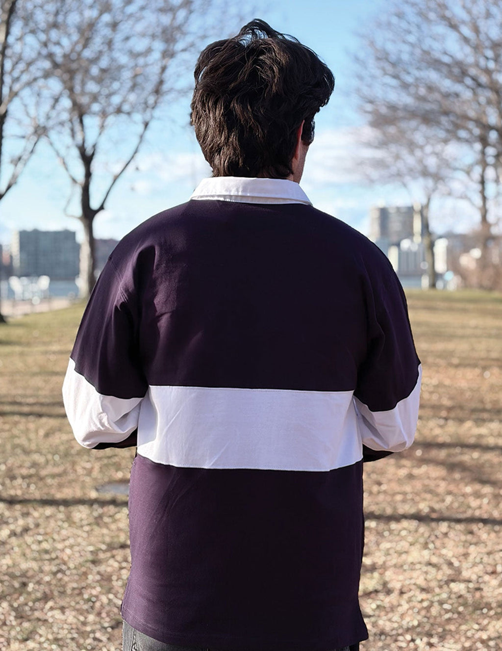Rugby Shirt - Navy &amp; White