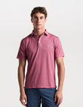 NoFlop Golf Polo - Pink Bowtie