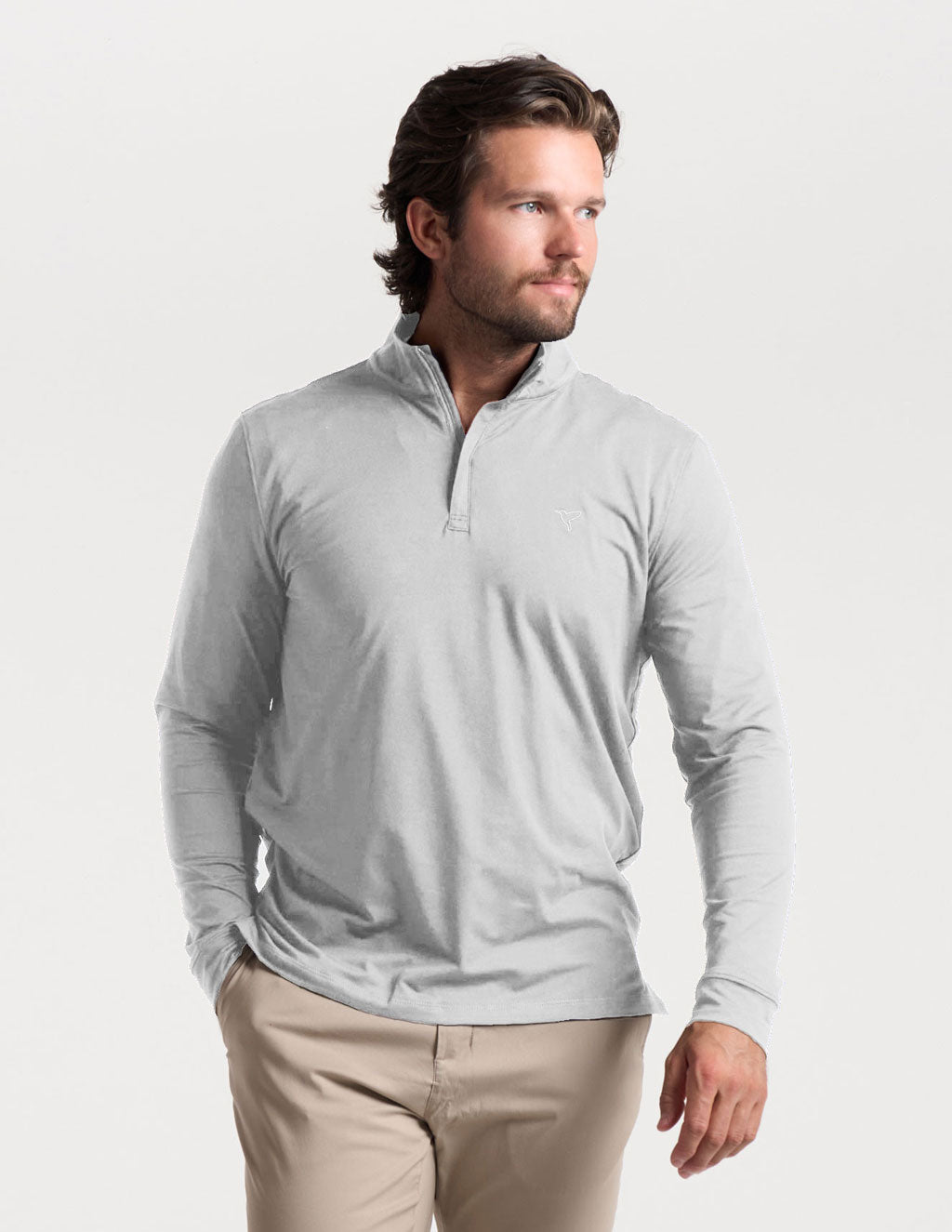 Quarter Zip - Gray