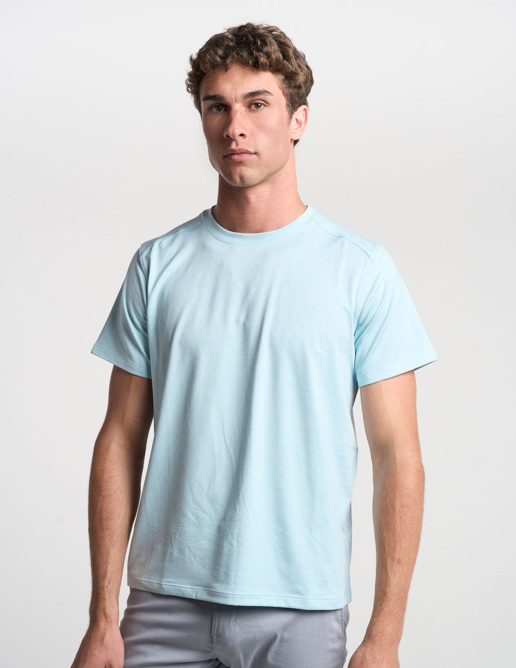 Supersoft Tee - Light Blue Heather