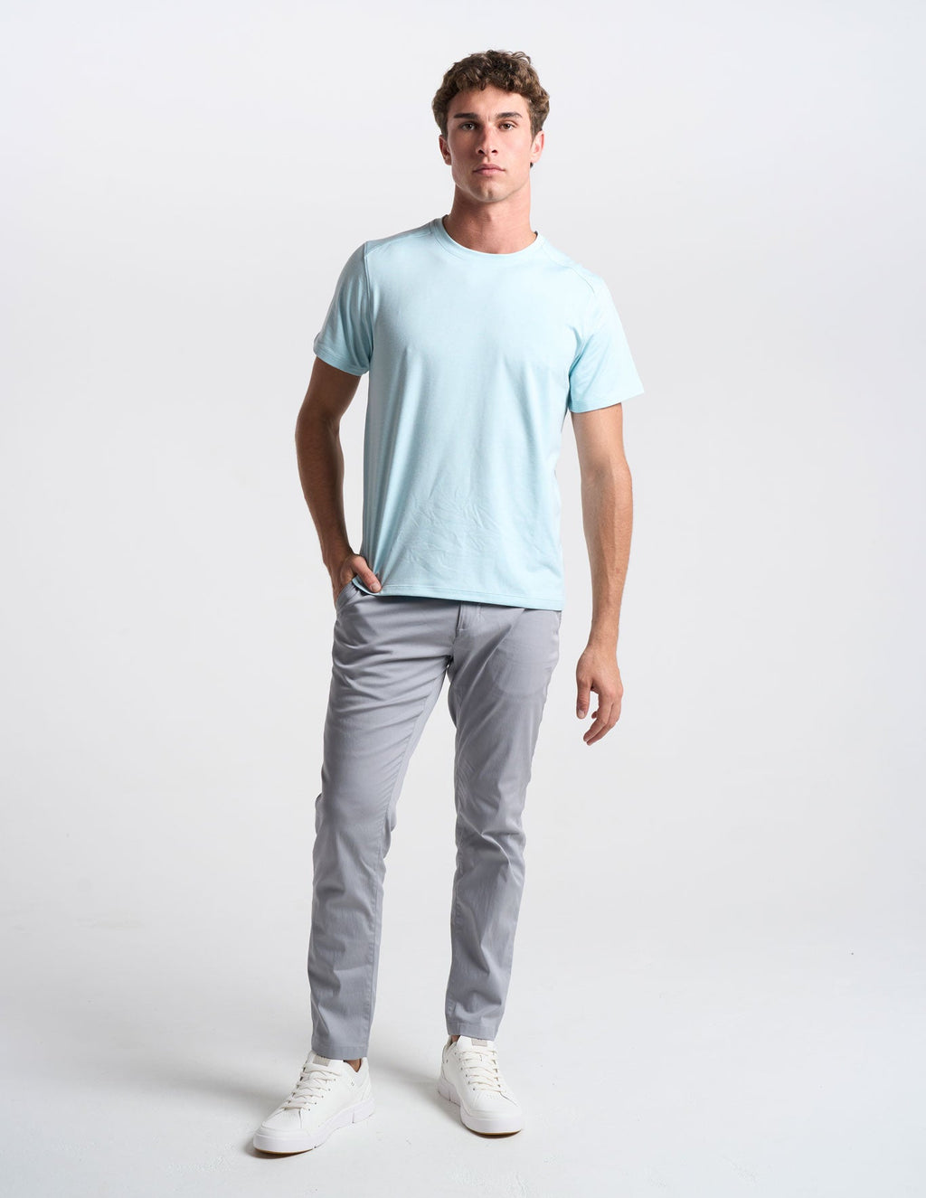 Supersoft Tee - Light Blue Heather