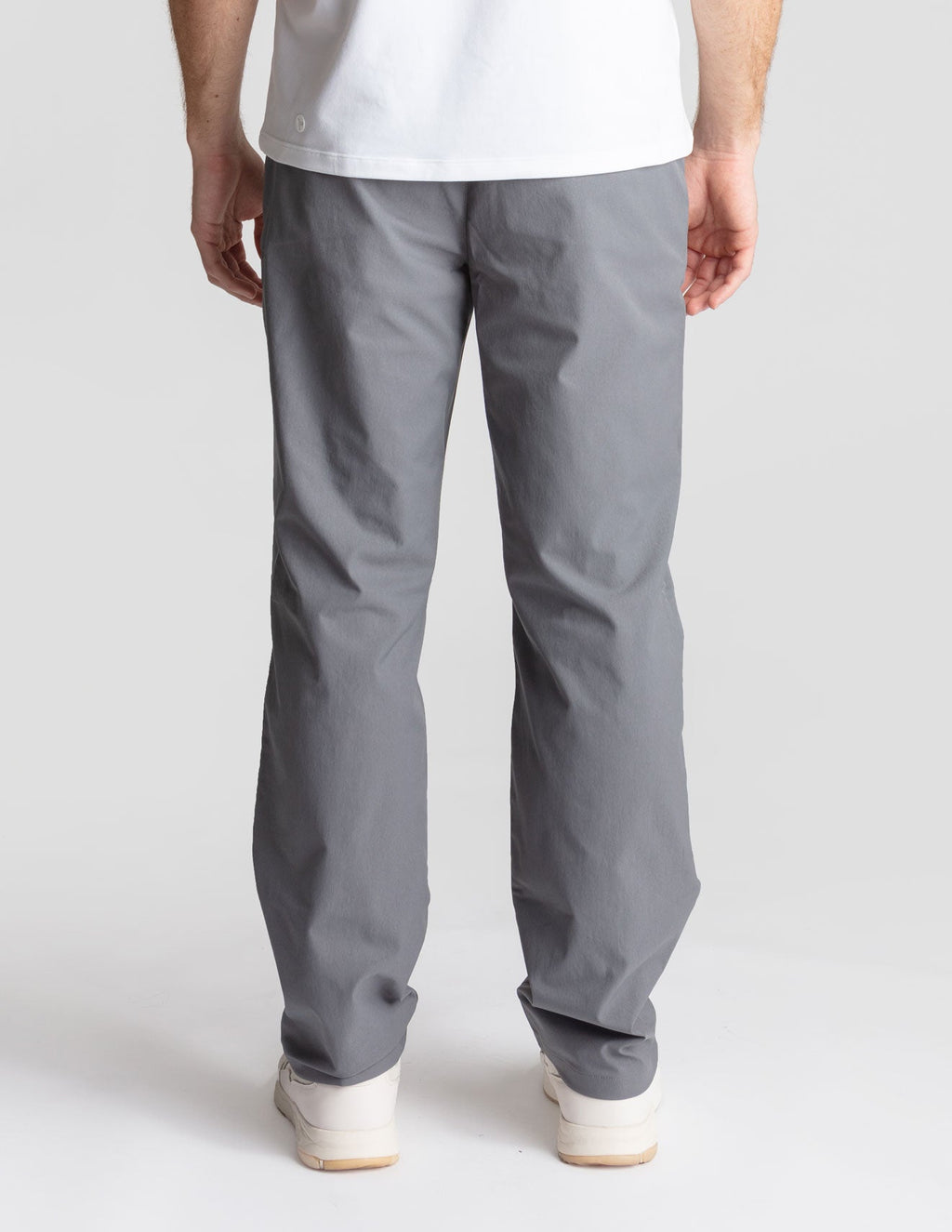 Stretch Khakis - Dark Gray - Relaxed Fit