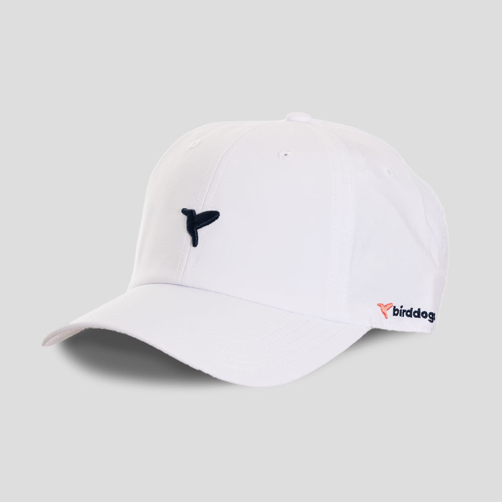 White &amp; Navy Bird Golf Hat