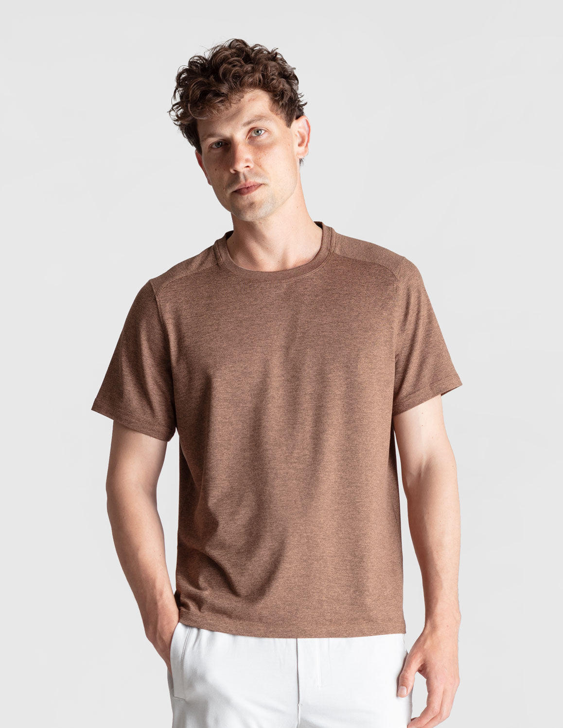 Supersoft Tee - Brown Heather