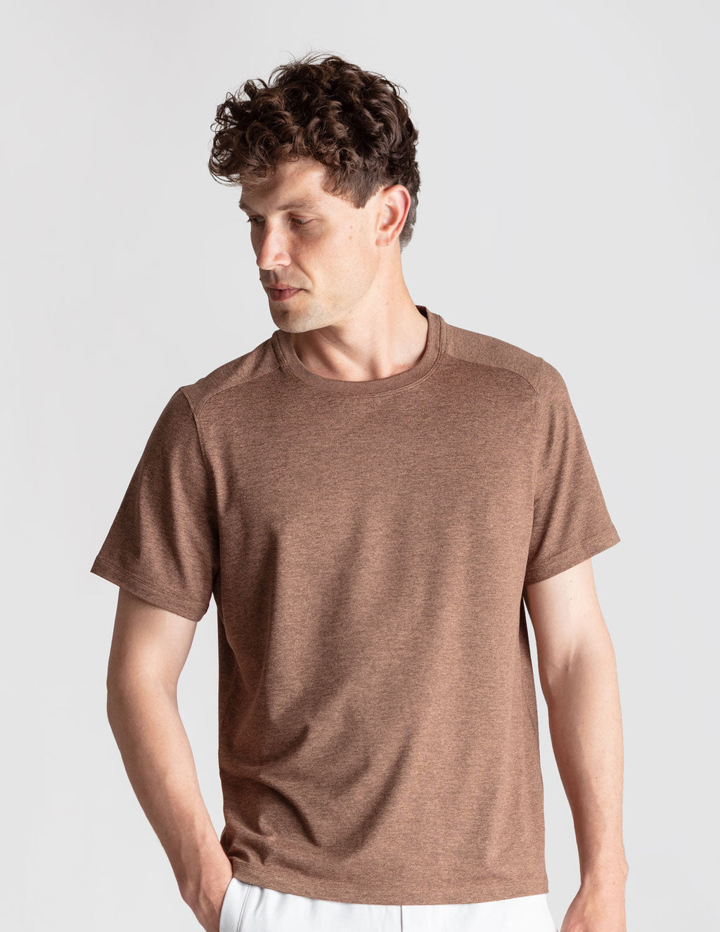 Supersoft Tee - Brown Heather