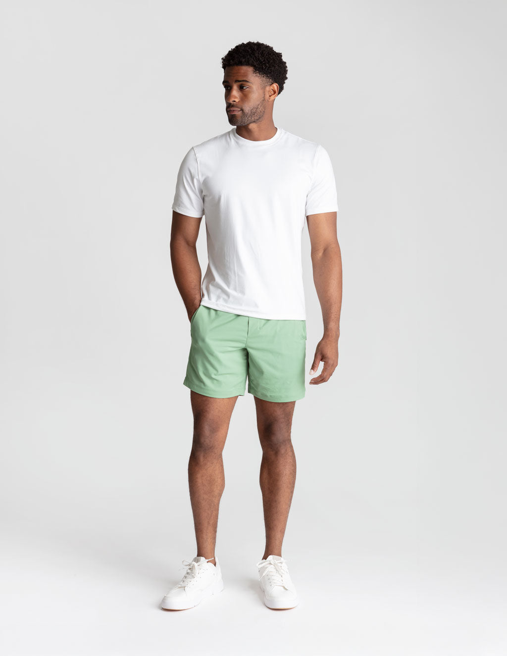 Khaki Shorts - Kashmir Green