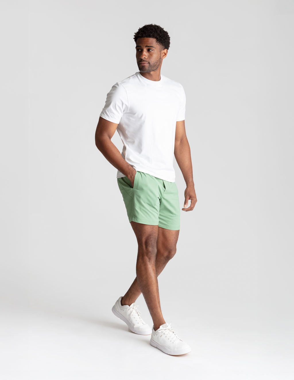 Khaki Shorts - Kashmir Green