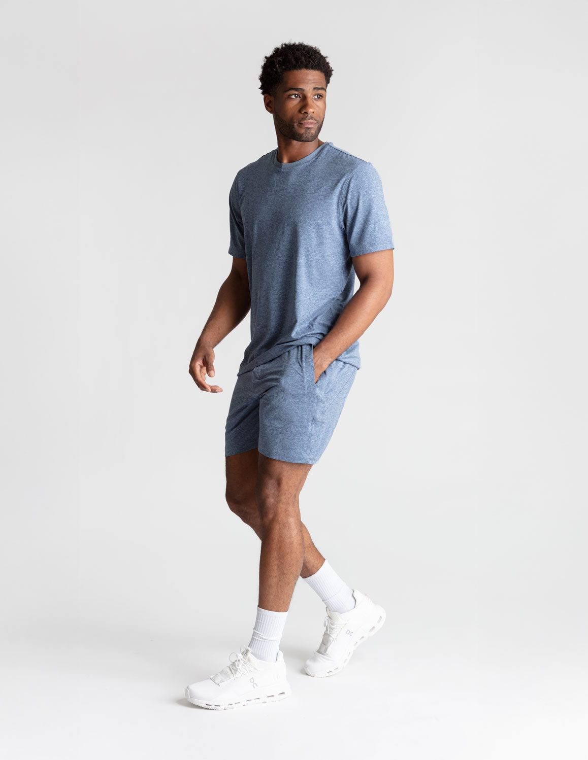 Lounge Shorts - Stonewash Heather